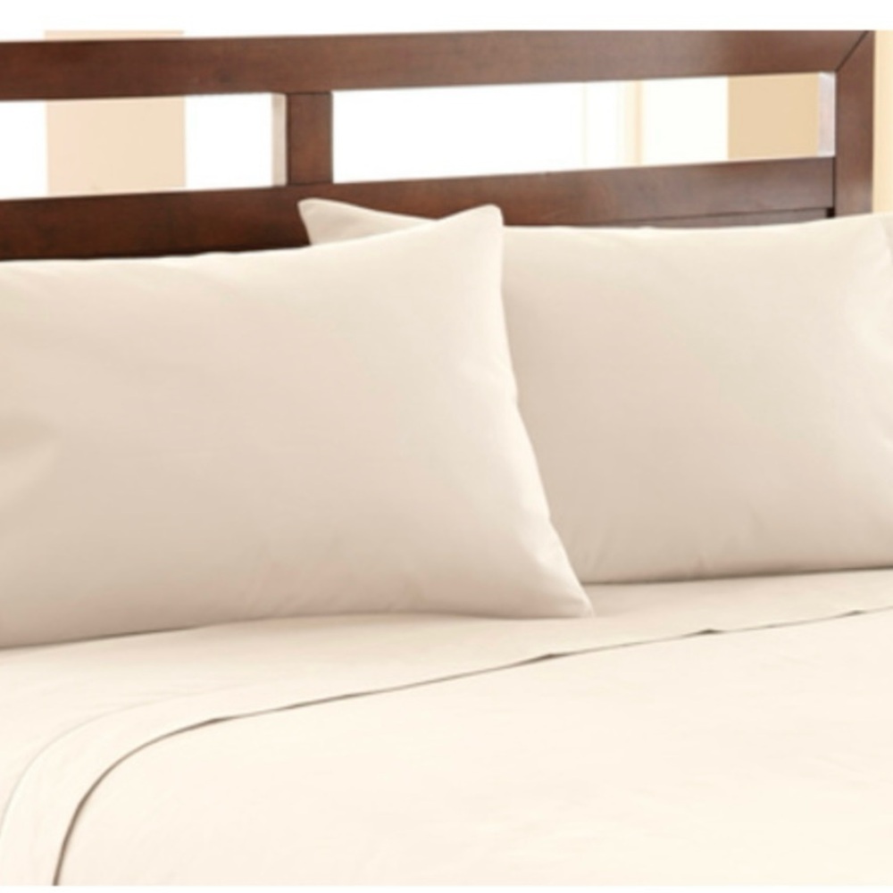 Amrapur King Size 4 Piece Sheet Set Ivory 11200SDF-IVY-KG